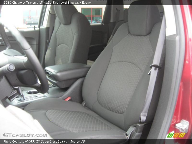 Red Jewel Tintcoat / Ebony 2010 Chevrolet Traverse LT AWD