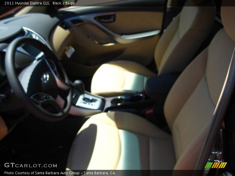 Black / Beige 2011 Hyundai Elantra GLS