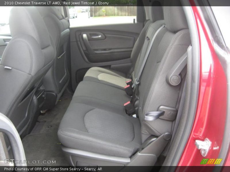 Red Jewel Tintcoat / Ebony 2010 Chevrolet Traverse LT AWD