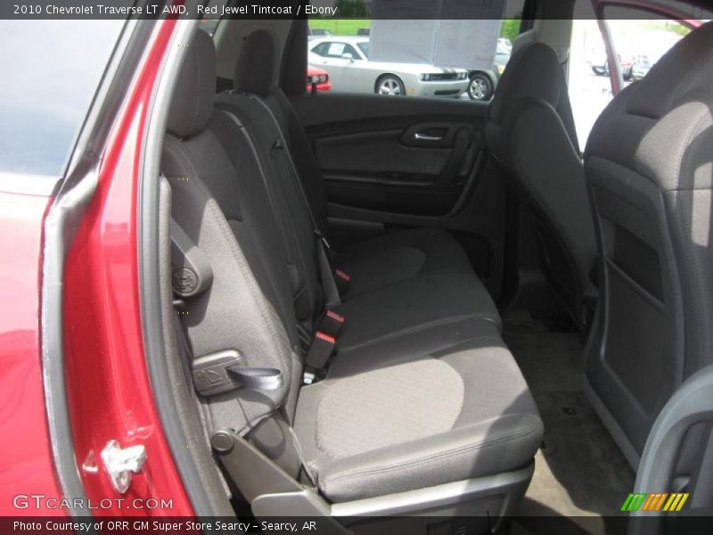 Red Jewel Tintcoat / Ebony 2010 Chevrolet Traverse LT AWD