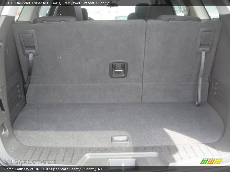 Red Jewel Tintcoat / Ebony 2010 Chevrolet Traverse LT AWD