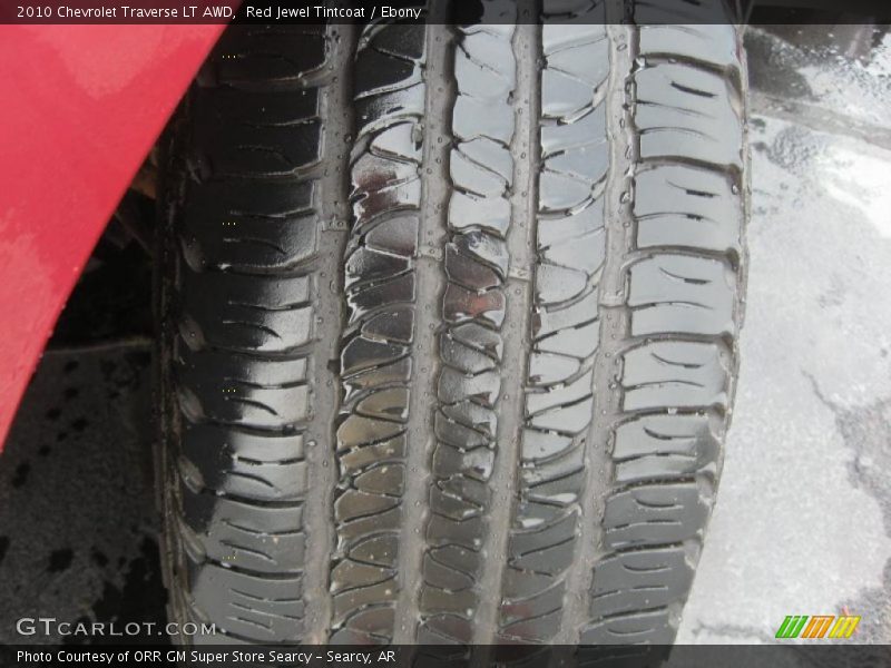 Red Jewel Tintcoat / Ebony 2010 Chevrolet Traverse LT AWD