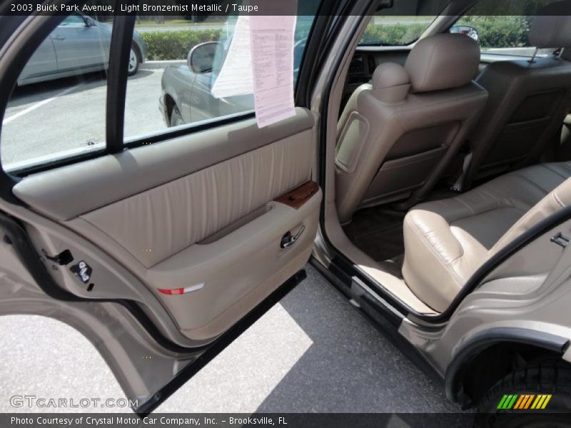 Light Bronzemist Metallic / Taupe 2003 Buick Park Avenue