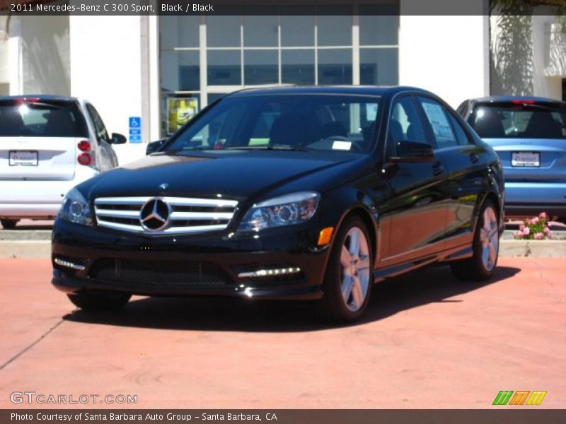 Black / Black 2011 Mercedes-Benz C 300 Sport