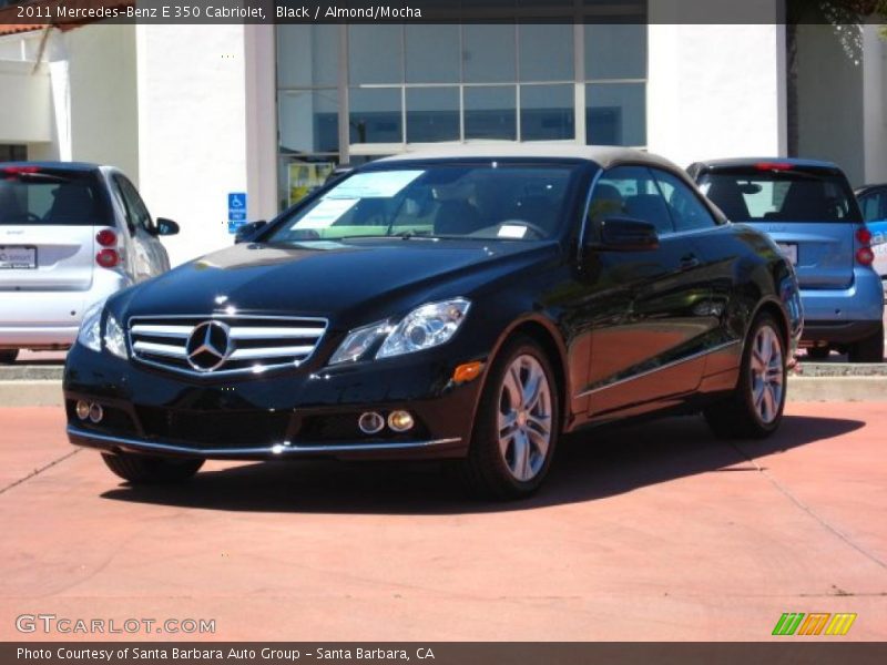 Black / Almond/Mocha 2011 Mercedes-Benz E 350 Cabriolet