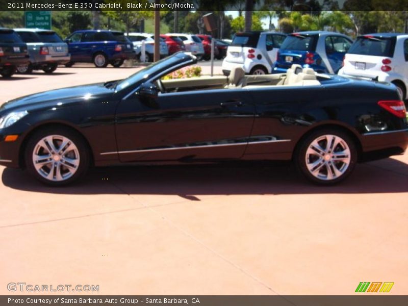 Black / Almond/Mocha 2011 Mercedes-Benz E 350 Cabriolet