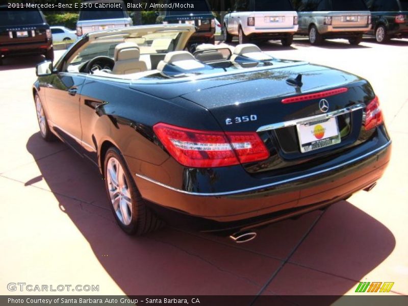 Black / Almond/Mocha 2011 Mercedes-Benz E 350 Cabriolet