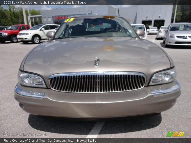 Light Bronzemist Metallic / Taupe 2003 Buick Park Avenue