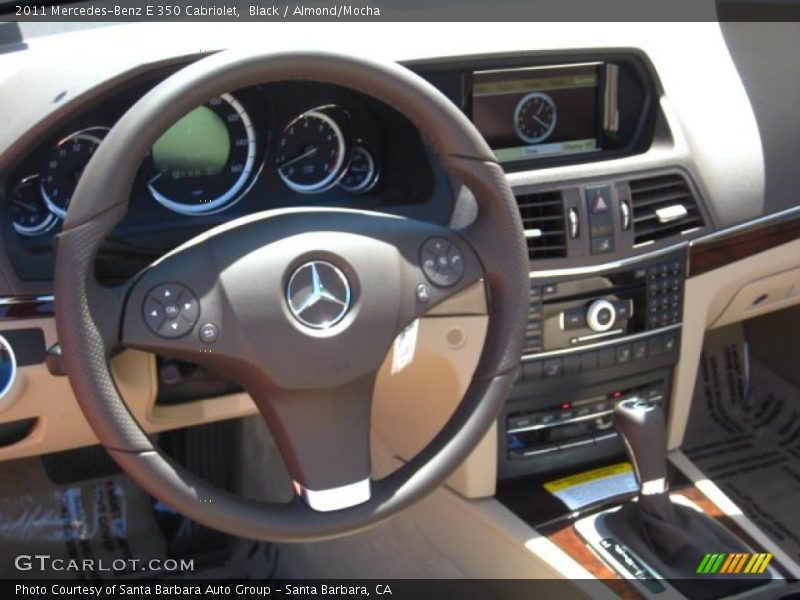 Black / Almond/Mocha 2011 Mercedes-Benz E 350 Cabriolet