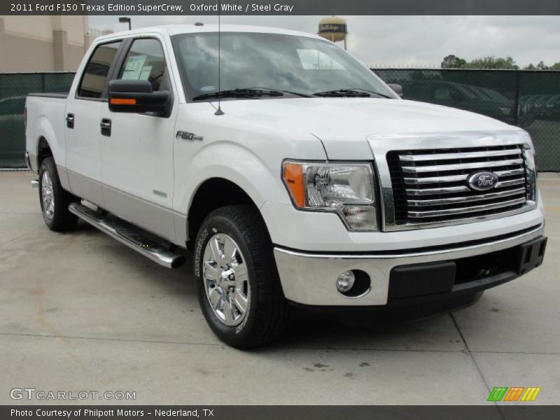 Oxford White / Steel Gray 2011 Ford F150 Texas Edition SuperCrew