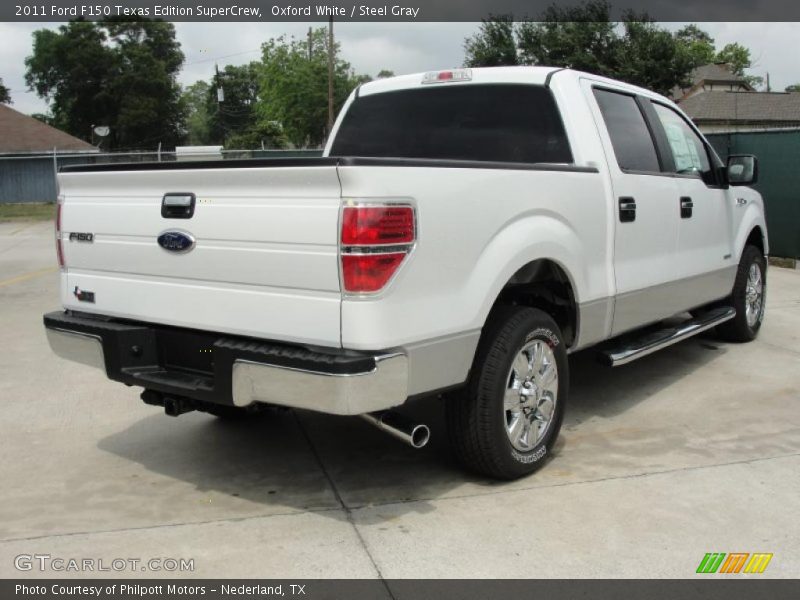 Oxford White / Steel Gray 2011 Ford F150 Texas Edition SuperCrew