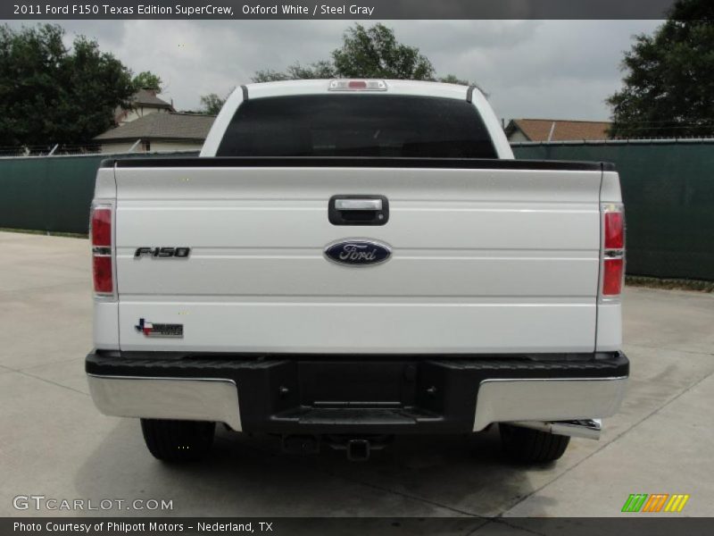 Oxford White / Steel Gray 2011 Ford F150 Texas Edition SuperCrew