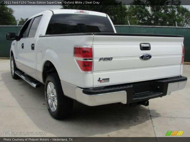 Oxford White / Steel Gray 2011 Ford F150 Texas Edition SuperCrew