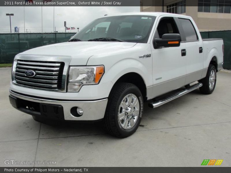 Oxford White / Steel Gray 2011 Ford F150 Texas Edition SuperCrew