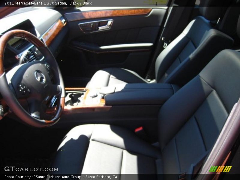 Black / Black 2011 Mercedes-Benz E 350 Sedan
