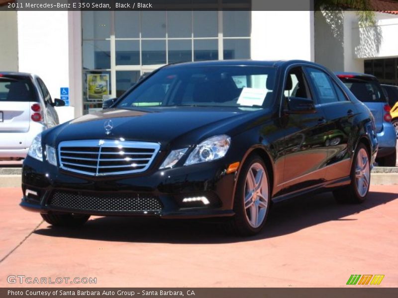 Black / Black 2011 Mercedes-Benz E 350 Sedan