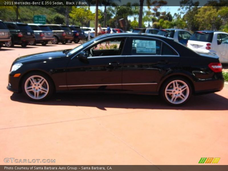 Black / Black 2011 Mercedes-Benz E 350 Sedan