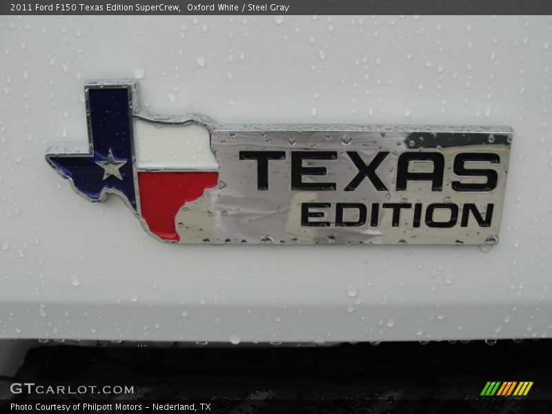 Oxford White / Steel Gray 2011 Ford F150 Texas Edition SuperCrew