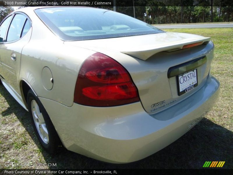 Gold Mist Metallic / Cashmere 2008 Pontiac Grand Prix Sedan