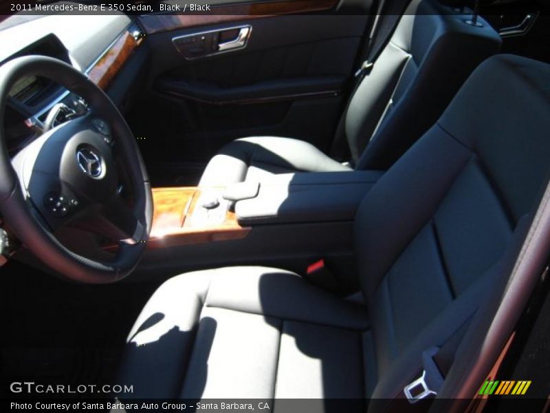 Black / Black 2011 Mercedes-Benz E 350 Sedan