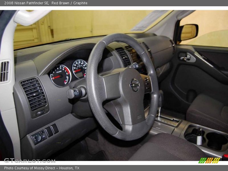 Red Brawn / Graphite 2008 Nissan Pathfinder SE