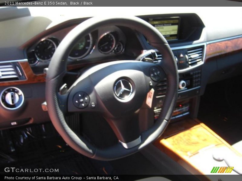 Black / Black 2011 Mercedes-Benz E 350 Sedan
