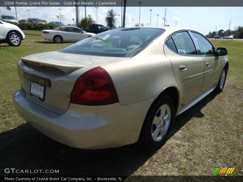 Gold Mist Metallic / Cashmere 2008 Pontiac Grand Prix Sedan