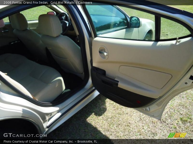 Gold Mist Metallic / Cashmere 2008 Pontiac Grand Prix Sedan