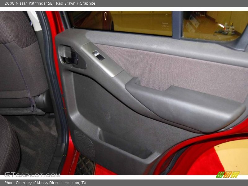Red Brawn / Graphite 2008 Nissan Pathfinder SE