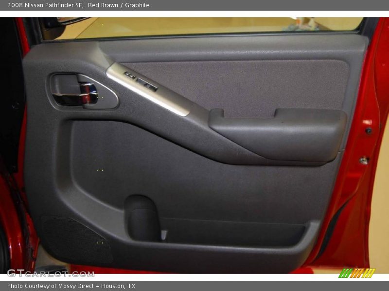 Red Brawn / Graphite 2008 Nissan Pathfinder SE