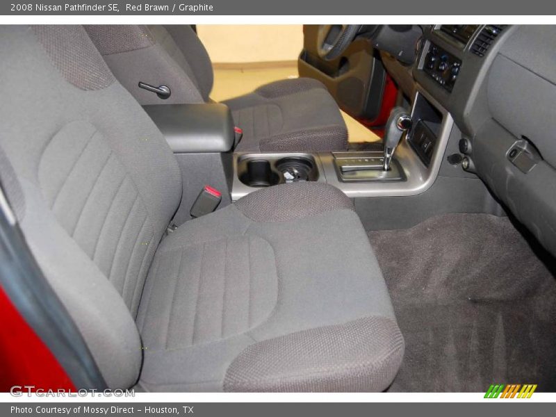 Red Brawn / Graphite 2008 Nissan Pathfinder SE
