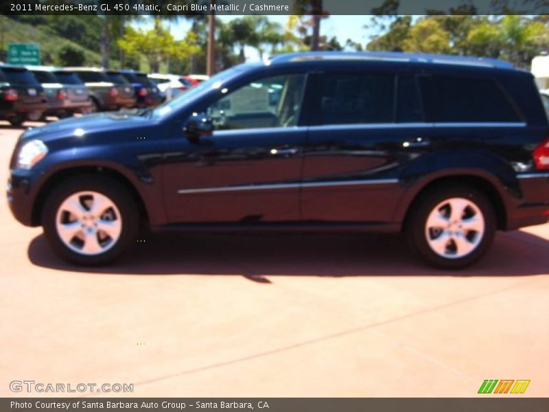 Capri Blue Metallic / Cashmere 2011 Mercedes-Benz GL 450 4Matic