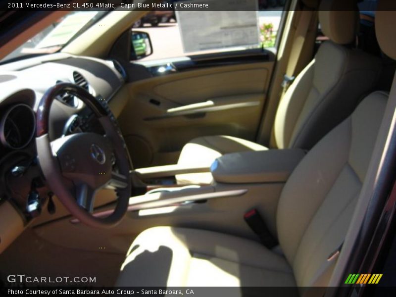 Capri Blue Metallic / Cashmere 2011 Mercedes-Benz GL 450 4Matic
