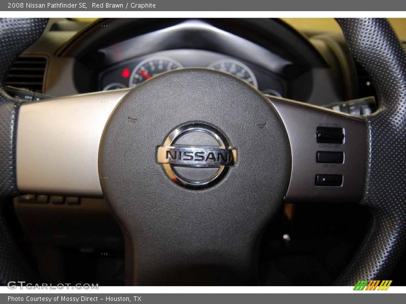 Red Brawn / Graphite 2008 Nissan Pathfinder SE