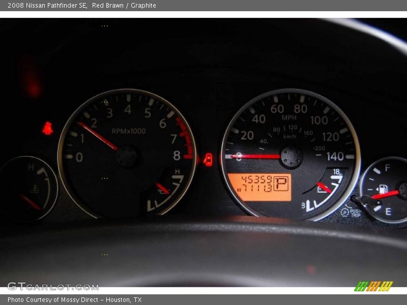 Red Brawn / Graphite 2008 Nissan Pathfinder SE
