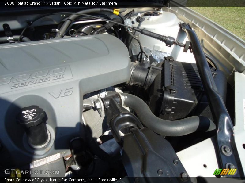  2008 Grand Prix Sedan Engine - 3.8 Liter OHV 12V 3800 Series III V6