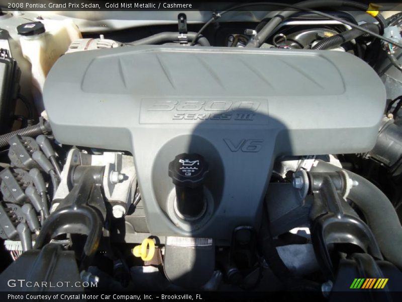  2008 Grand Prix Sedan Engine - 3.8 Liter OHV 12V 3800 Series III V6