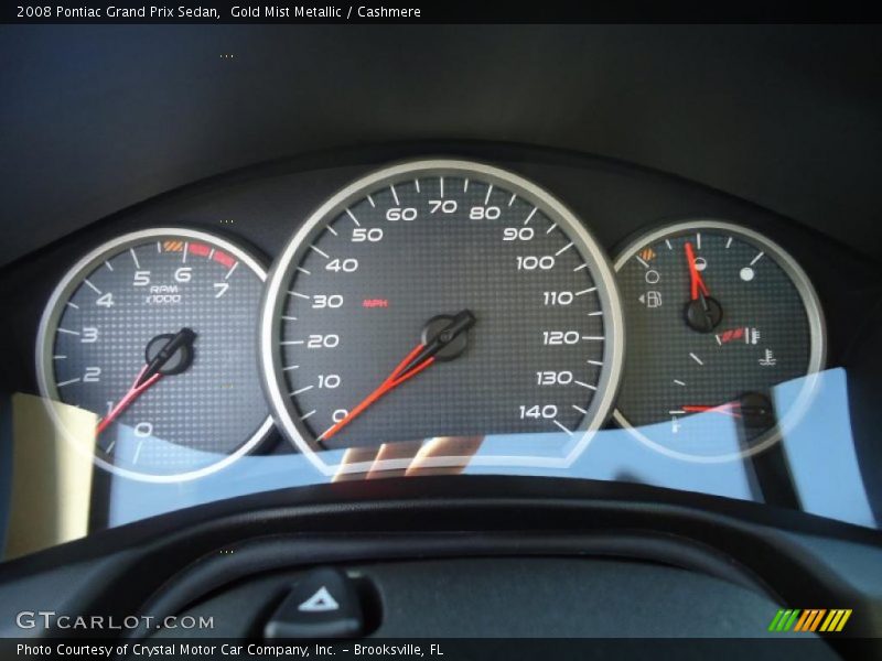  2008 Grand Prix Sedan Sedan Gauges