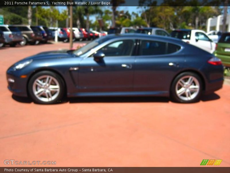 Yachting Blue Metallic / Luxor Beige 2011 Porsche Panamera S