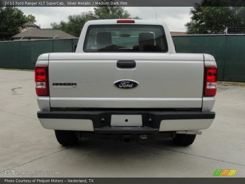 Silver Metallic / Medium Dark Flint 2011 Ford Ranger XLT SuperCab