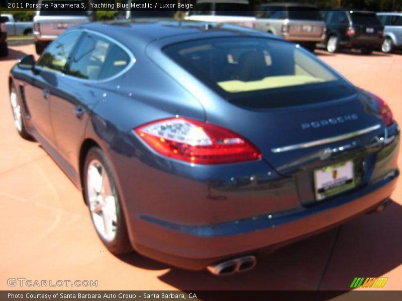Yachting Blue Metallic / Luxor Beige 2011 Porsche Panamera S
