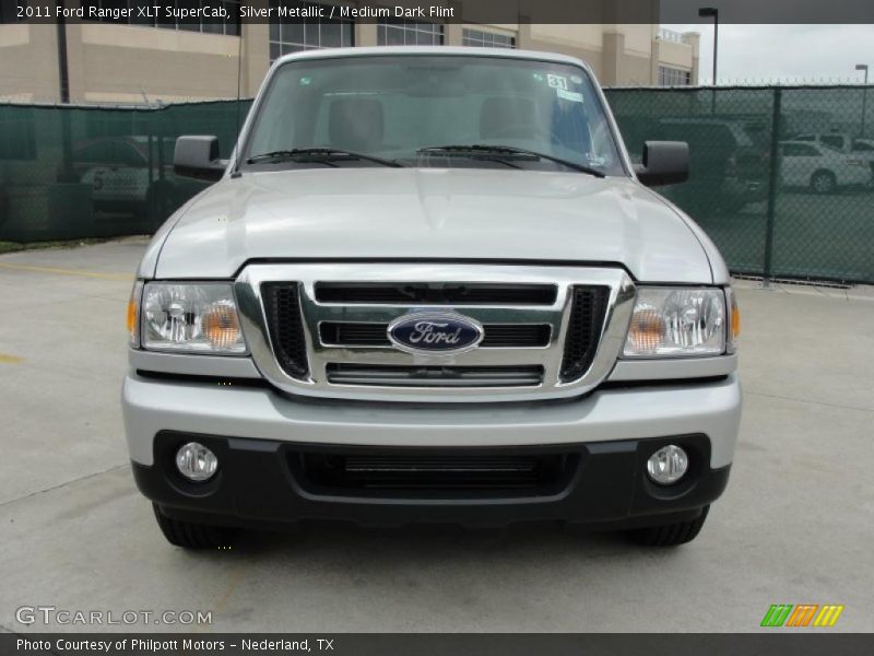 Silver Metallic / Medium Dark Flint 2011 Ford Ranger XLT SuperCab