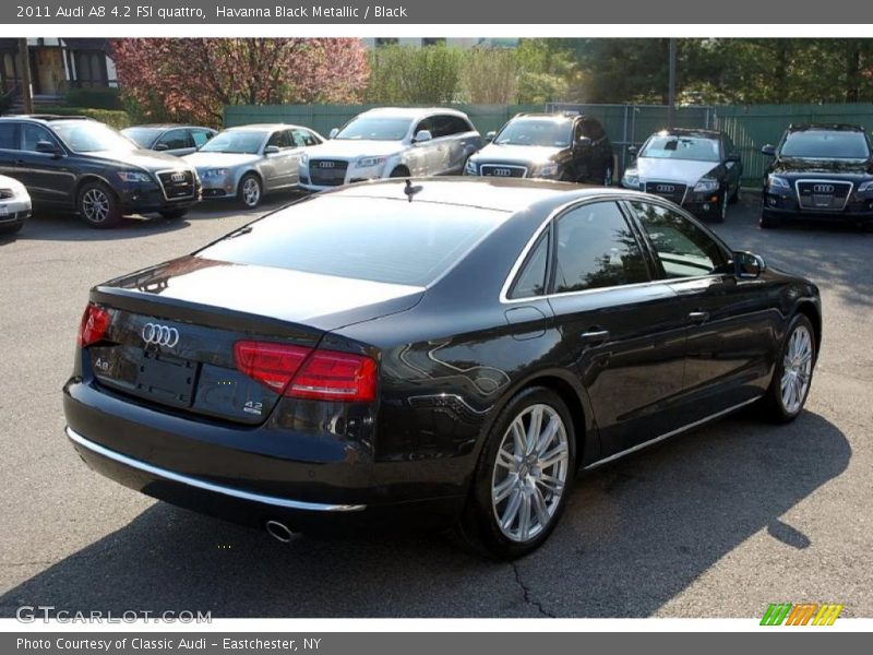 Havanna Black Metallic / Black 2011 Audi A8 4.2 FSI quattro