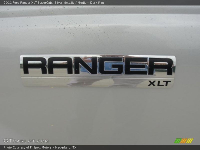Silver Metallic / Medium Dark Flint 2011 Ford Ranger XLT SuperCab