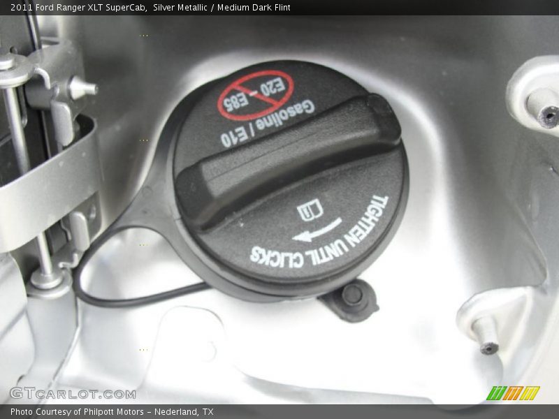 Silver Metallic / Medium Dark Flint 2011 Ford Ranger XLT SuperCab