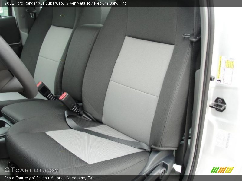 Silver Metallic / Medium Dark Flint 2011 Ford Ranger XLT SuperCab