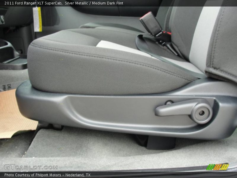 Silver Metallic / Medium Dark Flint 2011 Ford Ranger XLT SuperCab