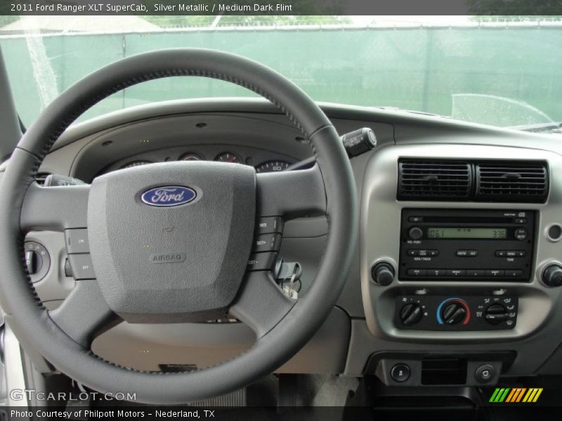 Silver Metallic / Medium Dark Flint 2011 Ford Ranger XLT SuperCab