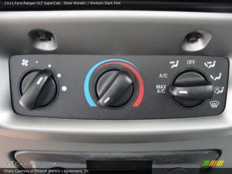 Silver Metallic / Medium Dark Flint 2011 Ford Ranger XLT SuperCab