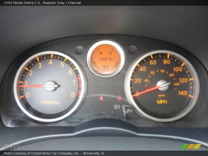 Magnetic Gray / Charcoal 2009 Nissan Sentra 2.0